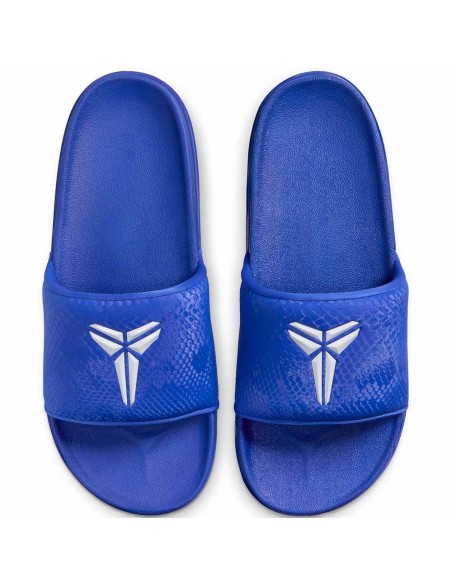 Achetez les tongs Nike Kobe Offcourt Slide Hyper Royal White | 24Segons