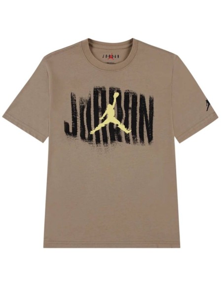 Acheter T-shirt Junior JORDAN DISTRESSED TEE Khaki | 24Segons