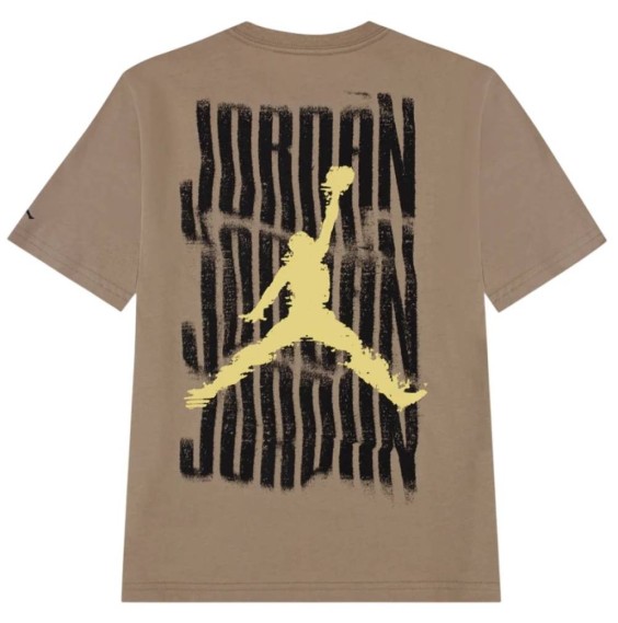 Buy T-shirt Junior JORDAN DISTRESSED TEE Khaki | 24Segons
