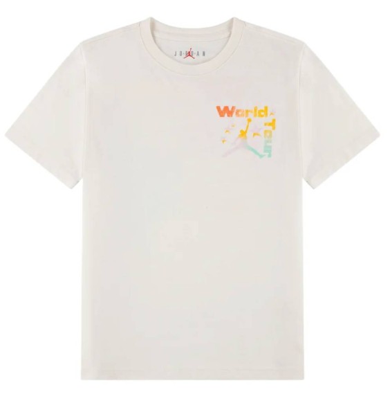 Acquista Junior Jordan World Tour Tee Beige | 24Segons