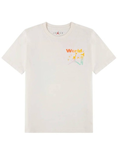 Acquista Junior Jordan World Tour Tee Beige | 24Segons