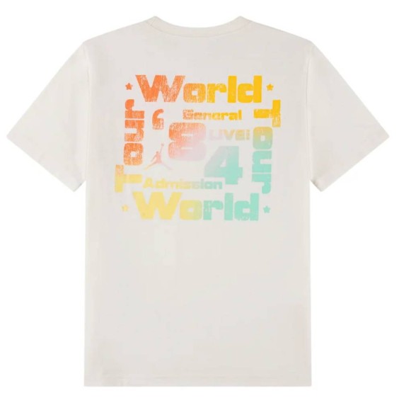 Comprar Camiseta Junior Jordan World Tour Tee Beige | 24Segons
