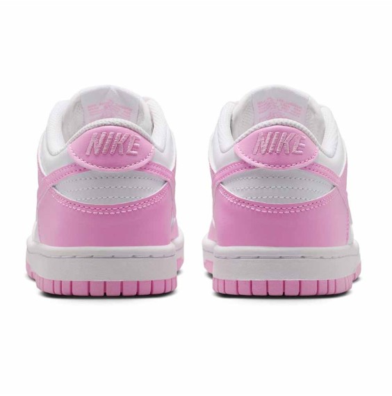 Acquista le sneakers Nike Dunk Low Junior bianche e rosa | 24Segons
