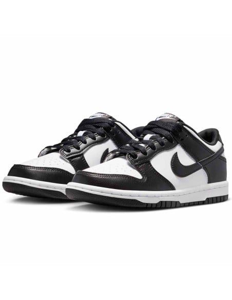 Buy Nike Dunk Low White/Black Junior Sneakers | 24Segons