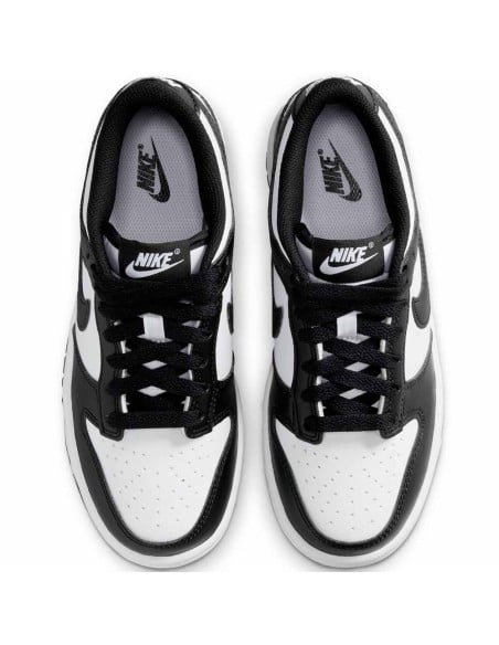 Buy Nike Dunk Low White/Black Junior Sneakers | 24Segons