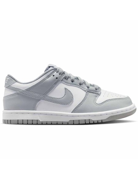 Comprar Sabatilles Junior Nike Dunk Low White Smoke Grey | 24Segons