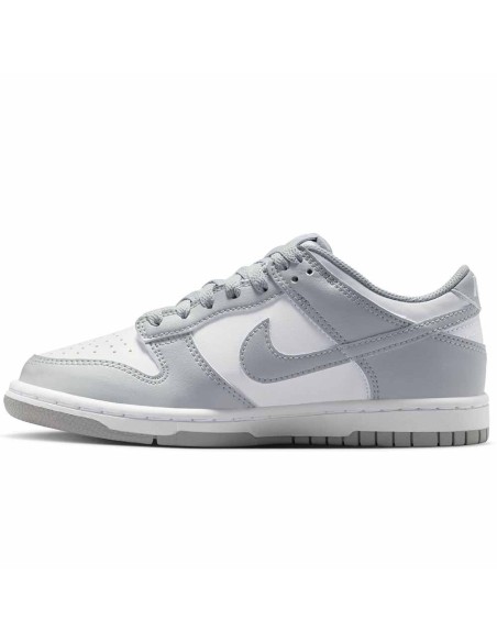 Comprar Zapatillas Junior Nike Dunk Low White Smoke Grey | 24Segons