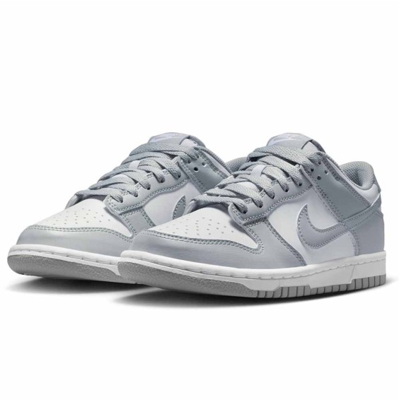Comprar Zapatillas Junior Nike Dunk Low White Smoke Grey | 24Segons