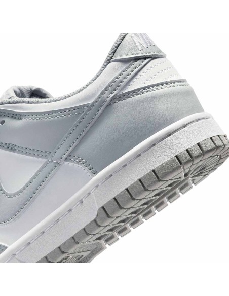 Comprar Sabatilles Junior Nike Dunk Low White Smoke Grey | 24Segons