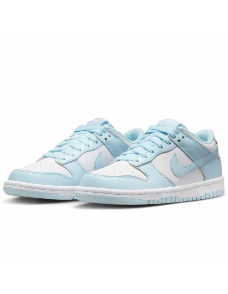 Comprar Sabatilles Junior Nike Dunk Low White Glacier Blue | 24Segons