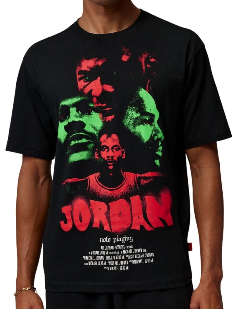 Camiseta  Jordan Brooklyn Black Green Red