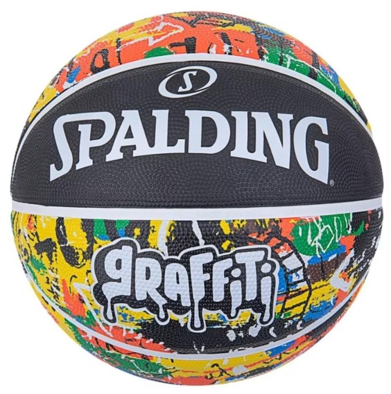 Achetez le Ballon de basket Spalding Rainbow Graffiti Sz5 | 24Segons