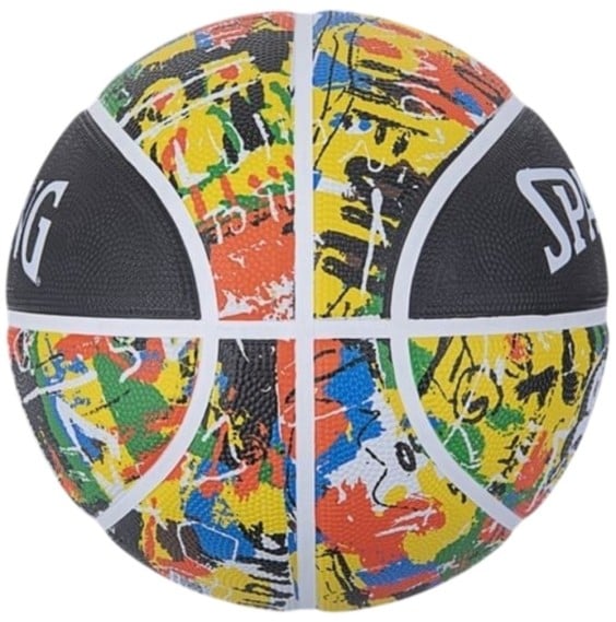 Comprar Balón Basket Spalding Rainbow Graffiti Sz5 | 24Segons