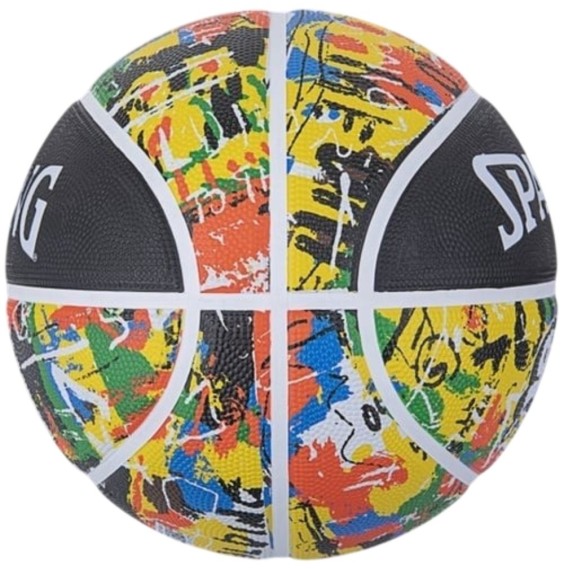Acquista il Pallone da basket Spalding Rainbow Graffiti Sz5 | 24Segons