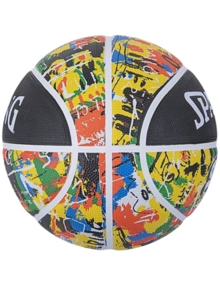 Comprar Balón Basket Spalding Rainbow Graffiti Sz5 | 24Segons