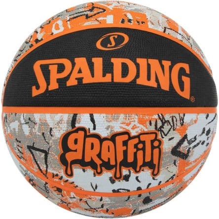 Acquista il pallone da basket Spalding GRAFFITI taglia 5 in gomma | 24Segons
