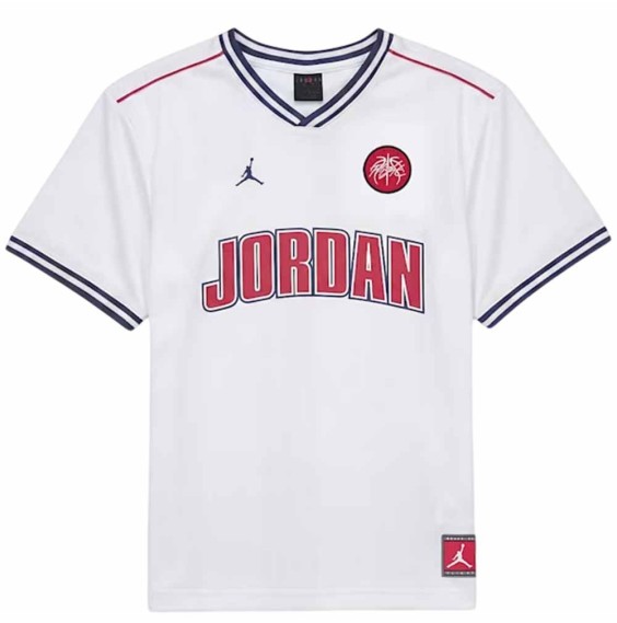 Compra Samarreta Junior Jordan Sport Jersey White | 24Segons