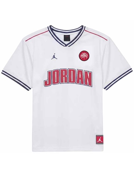 Compra Samarreta Junior Jordan Sport Jersey White | 24Segons