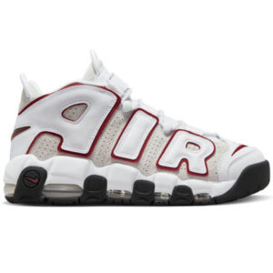 Nike Air More Uptempo White Team Red